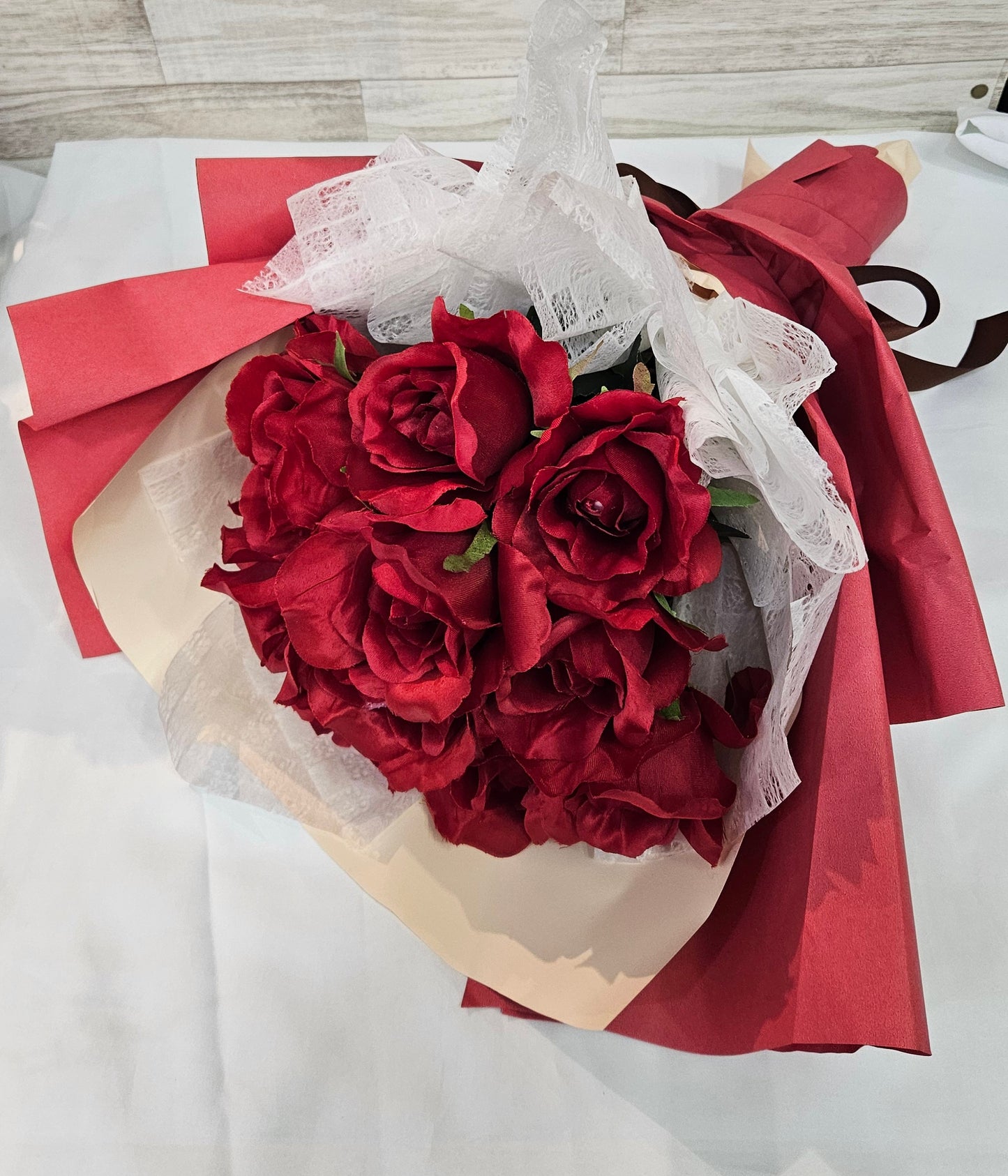 【Artificial】ダーズンローズブーケ