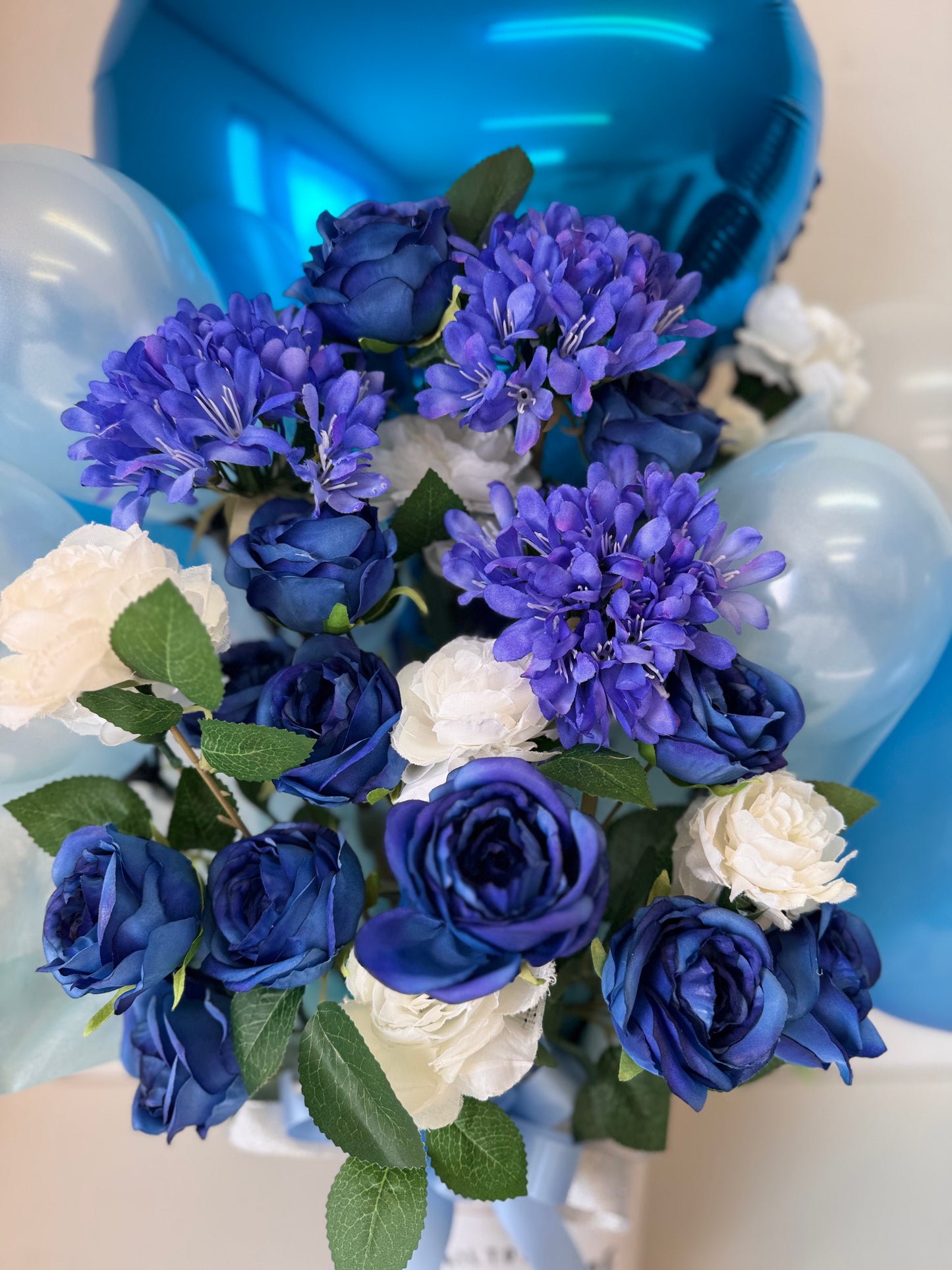 【Balloon&Flower】ブルー