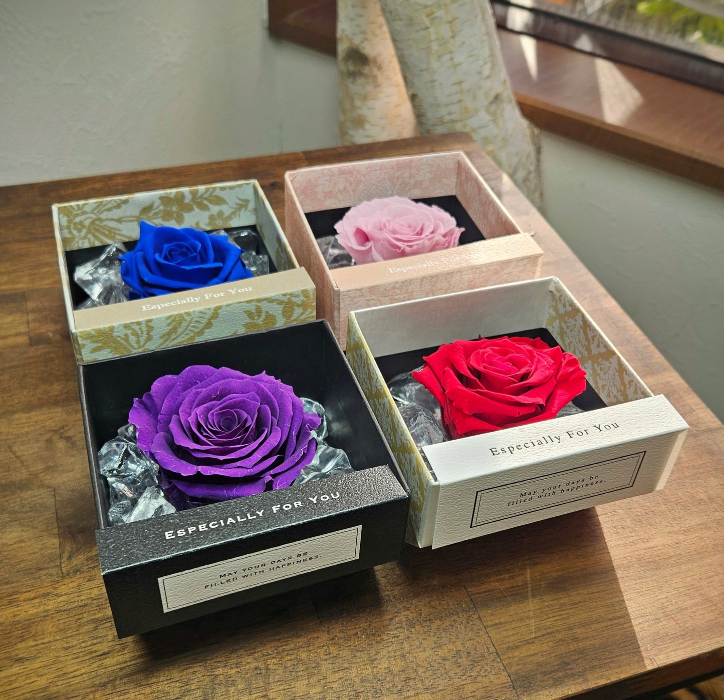 【プリザーブドフラワー】ローズBOX